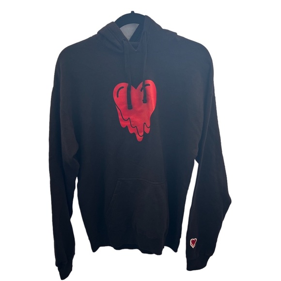 Emotionally Unavailable unisex heart logo hoodie - Picture 2 of 6